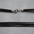 Cordone multifilo chiusura in argento